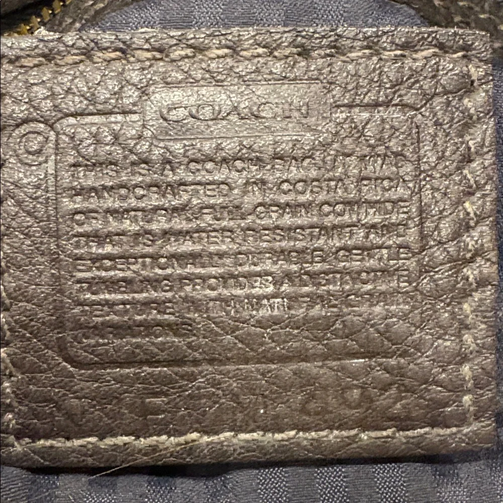 Coach VINTAGE Legacy Zip Shoulder Bag #4924 – Costa Rica 1997